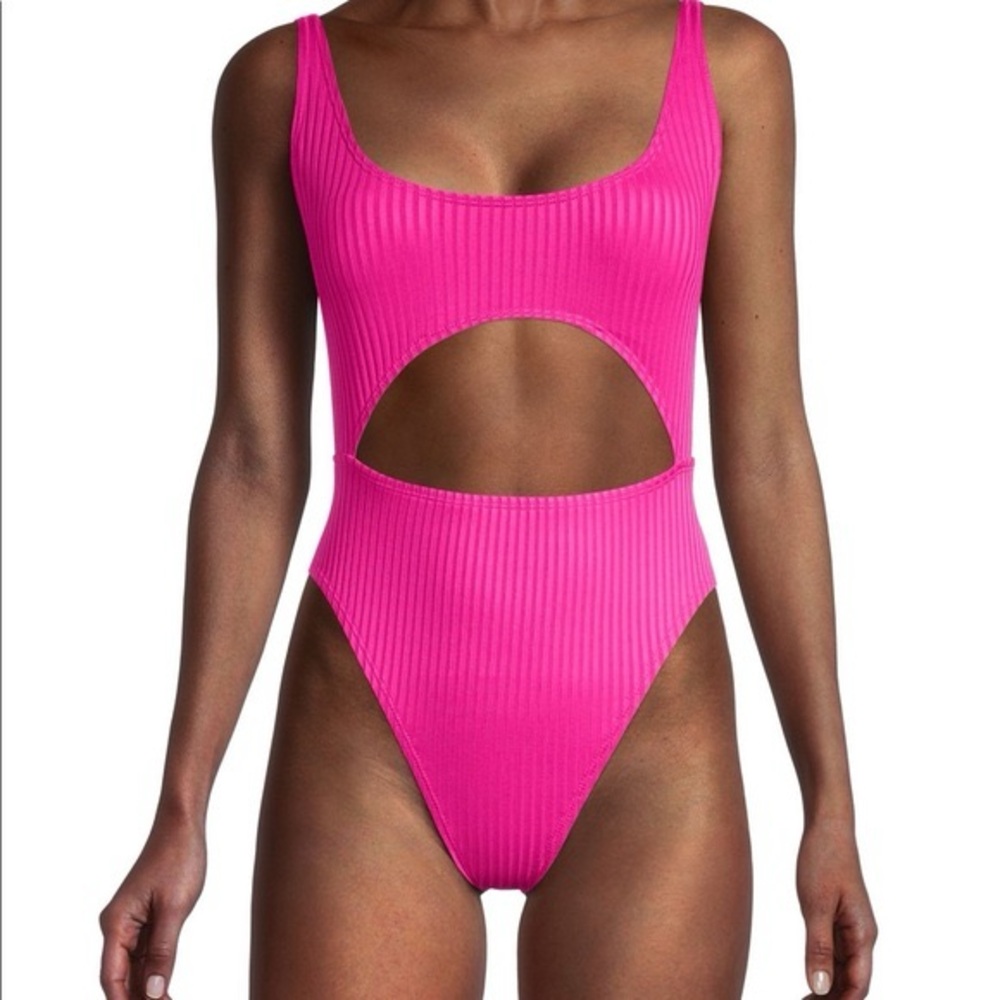 Black Cutout One-Piece Swimsuit